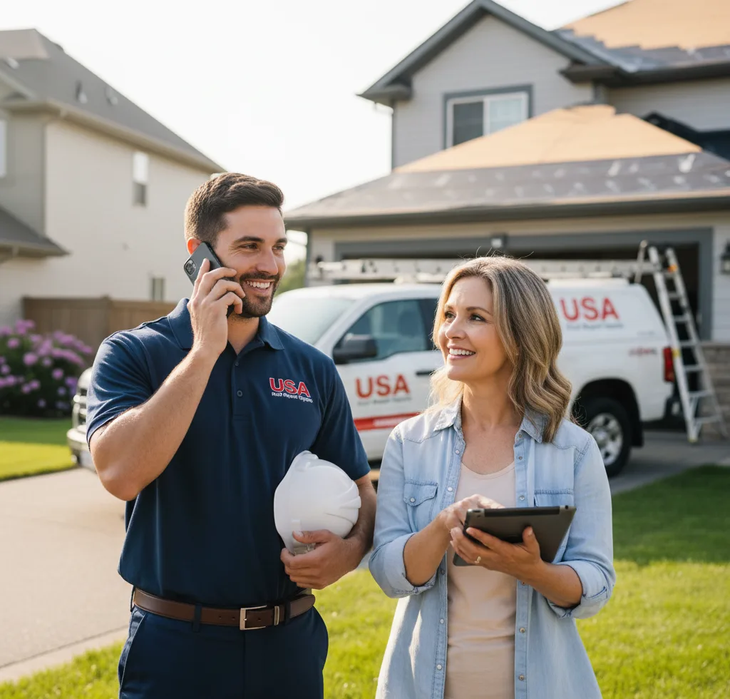USA Roof Repair Experts customer support in Warrenville